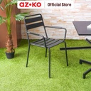 AZKO Soleil Nero Kursi Teras Berlengan - Hitam