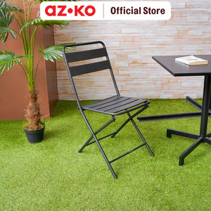 AZKO Soleil Nero Kursi Teras Lipat - Hitam