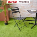 AZKO Soleil Nero Kursi Teras Lipat - Hitam