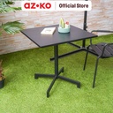 AZKO Soleil Nero Meja Teras Rectangle - Hitam