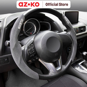 AZKO Sparco Sarung Stir Kain Bludru - Hitam