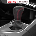 AZKO Sparco Kepala Tuas Gigi Mobil Carbon Leather - Merah