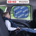 AZKO Sprco Set 2 Pcs Pelindung Kaca Mobil Side Sunshade - Biru