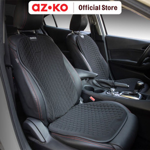 AZKO Sparco Leica Alas Tempat Duduk Mobil Spandex Fiber - Hitam
