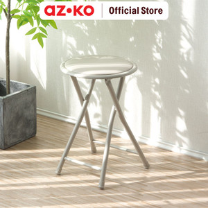 AZKO Soleil Thea Bangku Lipat - Abu-Abu Muda