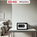 AZKO Krisbow 31x20x20 Cm Brankas Besi 1/3 Mm 20nek - Hitam/Putih