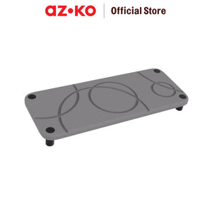 AZKO Stora 25x10x0.90 Cm Rak Kamar Mandi Diatomite - Abu-Abu