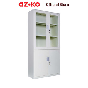 AZKO Masterspace Lemari Arsip 4 Pintu - Krem