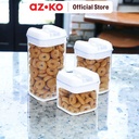 AZKO Kris Set 6 Pcs Stoples Kedap Udara - Putih