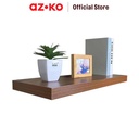 AZKO Stora 60 cm Rak Dinding Dekorasi - Cokelat Walnut
