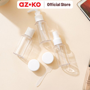 AZKO Ataru Set 5 Pcs Botol Travel - Putih