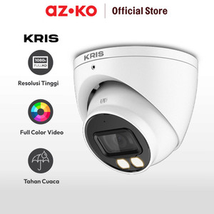 AZKO Kris Kamera Cctv Dome 2mp Full Color Dengan Mic