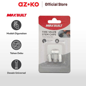 AZKO Maxbuilt Set 4 Pcs Tutup Katup Ban - Silver