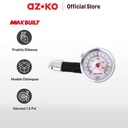 AZKO Maxbuilt Alat Ukur Manual Tekanan Ban - Hitam