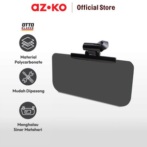 AZKO Otto Klasse Sun Visor Mobil 2306 - Hitam