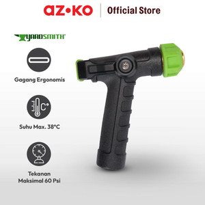 AZKO Yardsmith Kepala Selang Heavy Duty Adjustable - Hijau