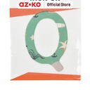 AZKO Ataru Patch Alphabet Q - Hijau