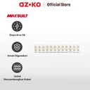 AZKO Maxb Set 10 Pcs Terminal Blok Tbs-3a - Putih