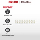 AZKO Maxb Set 10 Pcs Terminal Blok Tbs-20a - Putih
