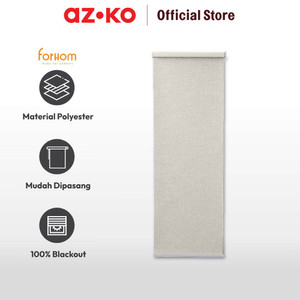 AZKO Forhom 120x250 Cm Roller Blind Blackout Textured - Krem