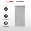 AZKO Forhom 90x200 Cm Roller Blind Blackout Textured - Abu-Abu