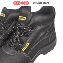AZKO Krisbow Ukuran 41 Argon Sepatu Pengaman 6 inci - Hitam Safety Shoes Pengaman Kaki Perlengkapan Industri Peralatan Keamanan