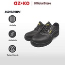 AZKO Krisbow Ukuran 41 Argon Sepatu Pengaman 4 inci - Hitam Safety Shoes Pengaman Kaki Perlengkapan Industri