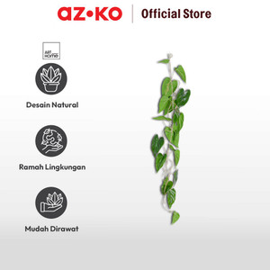 AZKO Arthome Tanaman Artifisial Garland Anthurium Leaf - Hijau