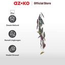 AZKO Arthome Tanaman Artifisial Garland Taro Leaf - Hijau/Ungu
