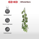 AZKO Arthome Tanaman Artifisial Garland Rohdea White Leaf - Hijau