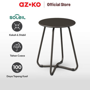 AZKO Soleil Estelle Meja Sisi Small - Hitam