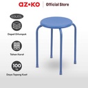 AZKO Soleil Bangku Metal - Biru Gummy