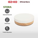 AZKO Stora Tempat Sabun Batang Polyresin - Putih