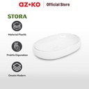 AZKO Stora 12.1x3.8x2.4 Cm Tempat Sabun Batang - Putih