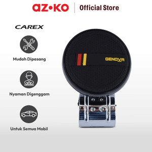 AZKO Carex Genova Power Handle Setir Mobil Mesh - Hitam