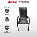 AZKO Soleil Kursi Teras Berlengan Textilene- Hitam