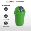 AZKO Krisbow 80 Ltr Tempat Sampah Outdoor - Hijau