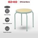 AZKO Soleil Hinata Bangku Metal - Hijau Mint