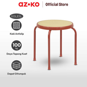 AZKO Soleil Hinata Bangku Metal - Pink Coral