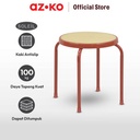 AZKO Soleil Hinata Bangku Metal - Pink Coral