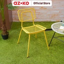 AZKO Soleil Gingham Kursi Teras - Kuning