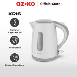 AZKO Kris 1 Ltr Teko Listrik Plastik 800 Watt - Putih