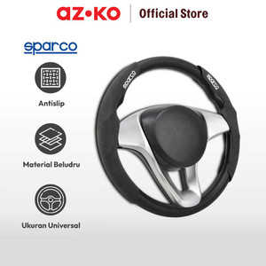 AZKO Sparco Sarung Stir Kain Bludru - Hitam