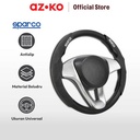 AZKO Sparco Sarung Stir Kain Bludru - Hitam