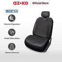 AZKO Sparco Leica Alas Tempat Duduk Mobil Spandex Fiber - Hitam