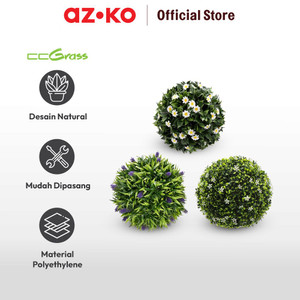 AZKO Cc Grass 25 M Melaboug Rumput Artifisial Grass Ball