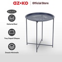 AZKO Soleil Meja Teras Dengan Tray - Biru Navy