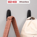 AZKO Stora Set 2 Pcs Gantungan Dinding Permanen - Hitam