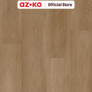 AZKO Krisfloor 122x18x0.4 Cm Lantai Parket Spc - Light Oak