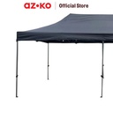AZKO Soleil 3X6 mtr Tenda Gazebo Lipat V2 - Hitam